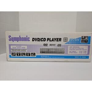 Symphonic SD200E DVD CD Player with Box Vintage Electronics Dolby Digital new